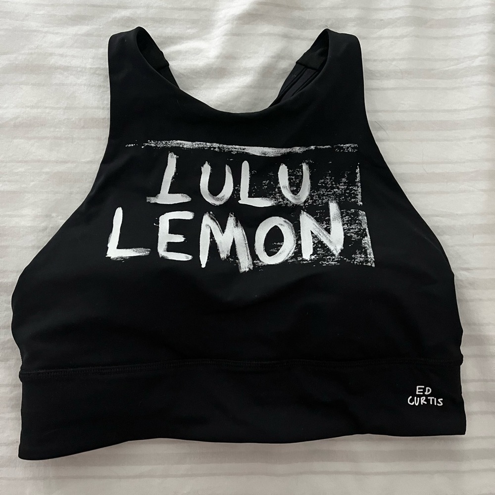 Ed Curtis Energy Highneck Longline Sports bra